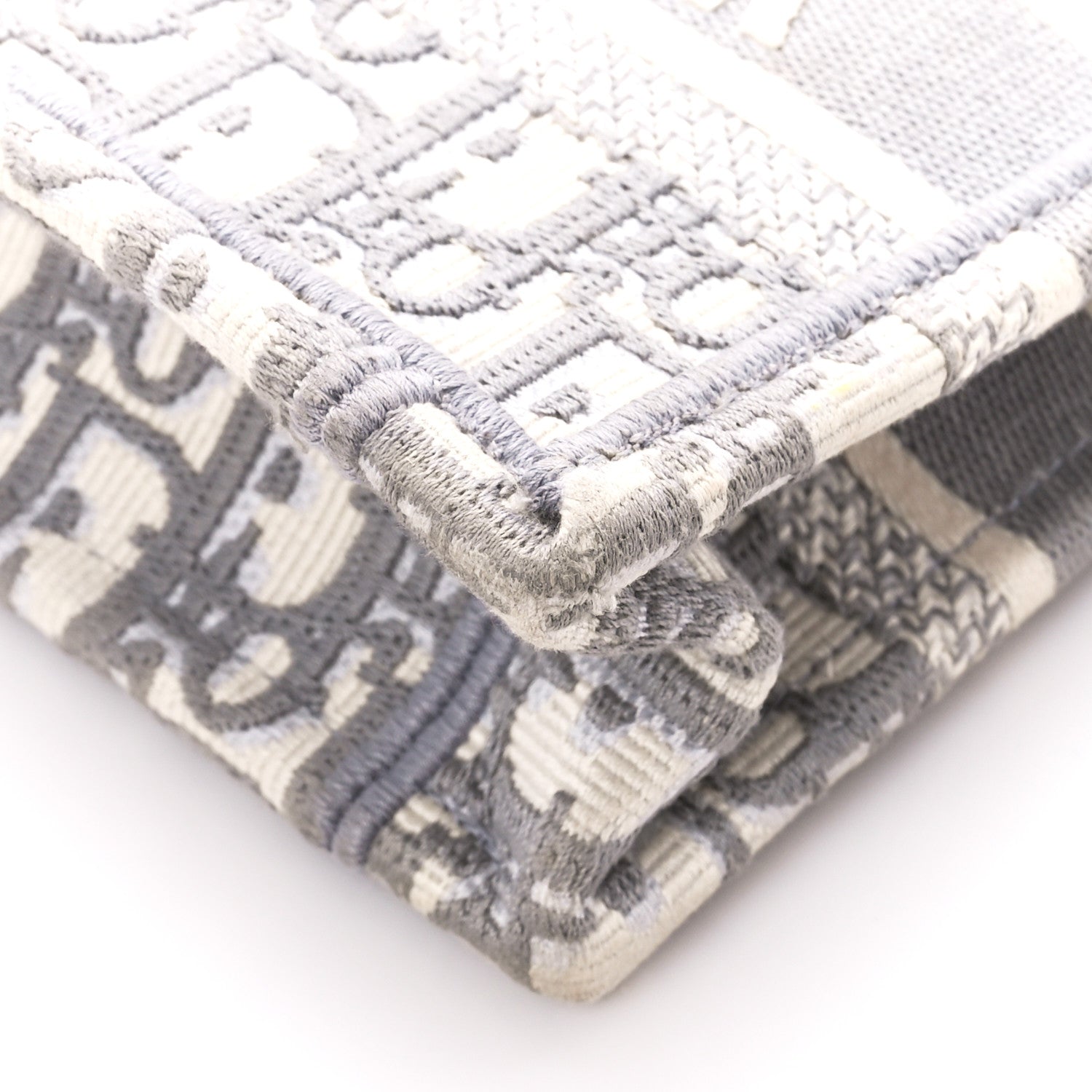 Christian Dior Oblique Mini Book Tote Grey Multicolor 8 of 9