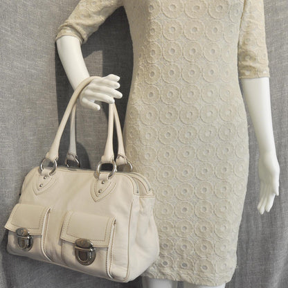 Marc Jacobs Leather Blake Satchel Cream 3 of 10
