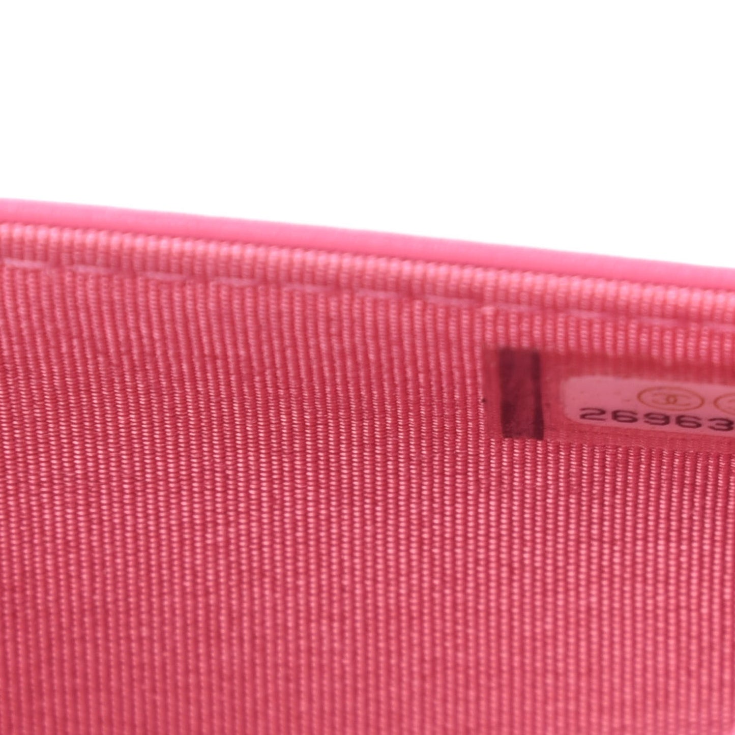 Caviar Quilted Boy Wallet On Chain WOC Pink
