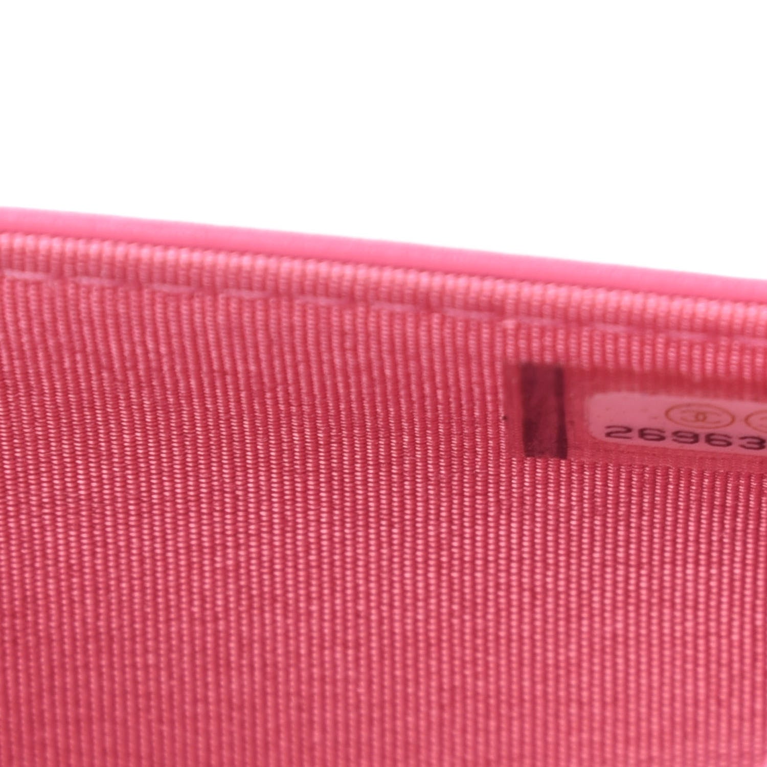 Chanel Caviar Quilted Boy Wallet On Chain WOC Pink 11 of 13