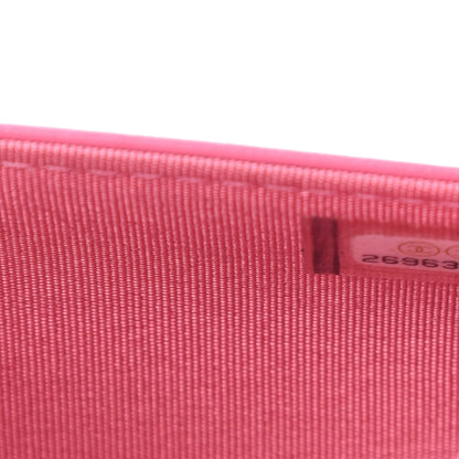 Chanel Caviar Quilted Boy Wallet On Chain WOC Pink 11 of 13