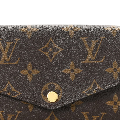 Louis Vuitton Monogram Sarah Wallet NM Coquelicot 8 of 9