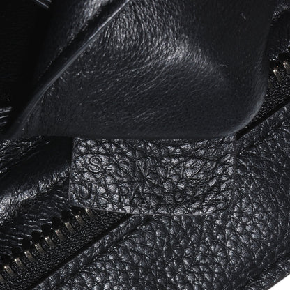 Celine Drummed Leather Suede Trapeze Black 7 of 7