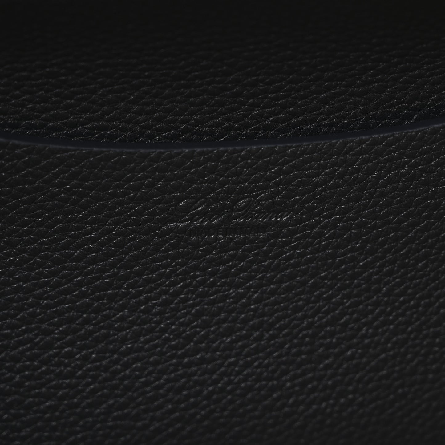 Grained Calfskin L32 Loom Bag Blue Navy