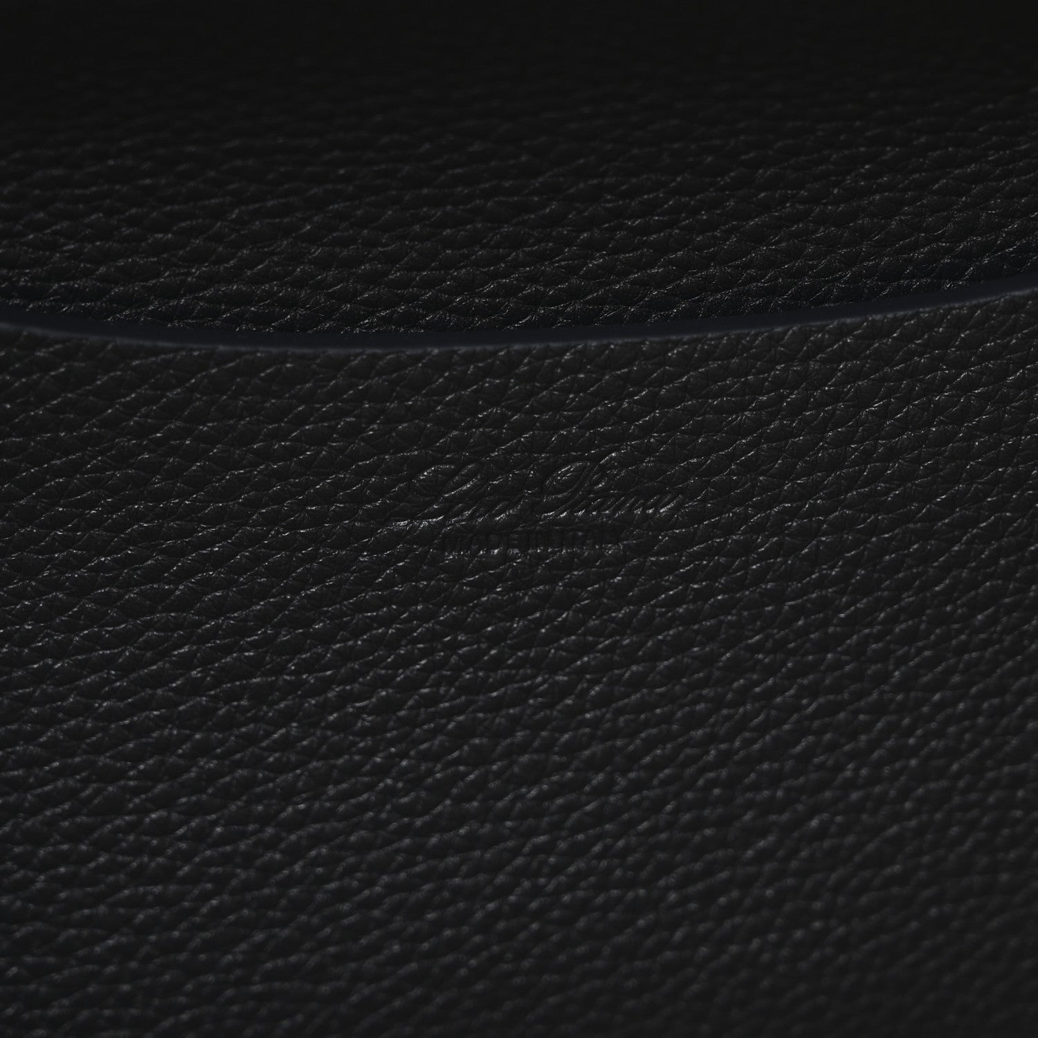Loro Piana Grained Calfskin L32 Loom Bag Blue Navy 6 of 10