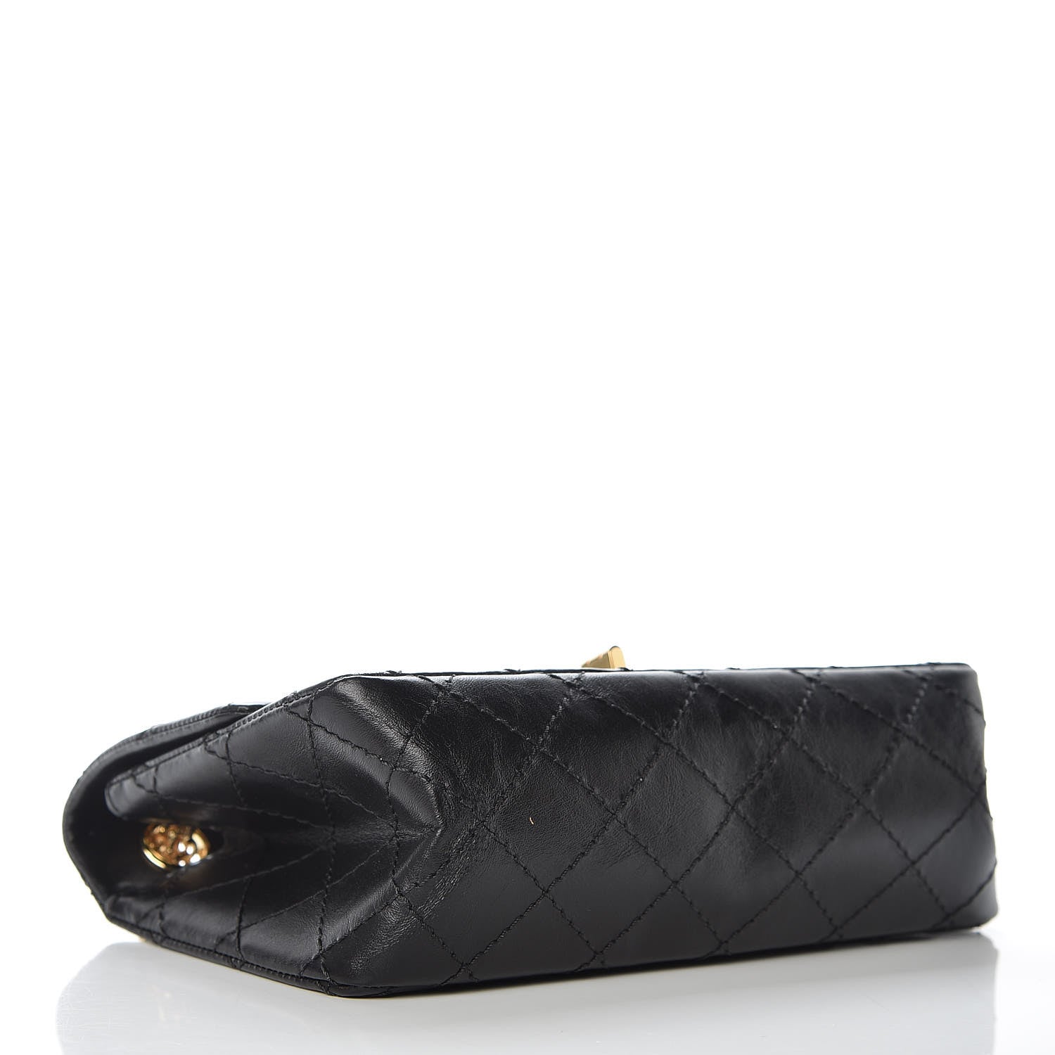 Chanel Aged Calfskin Quilted 2.55 Reissue Mini Flap Black 5 of 13