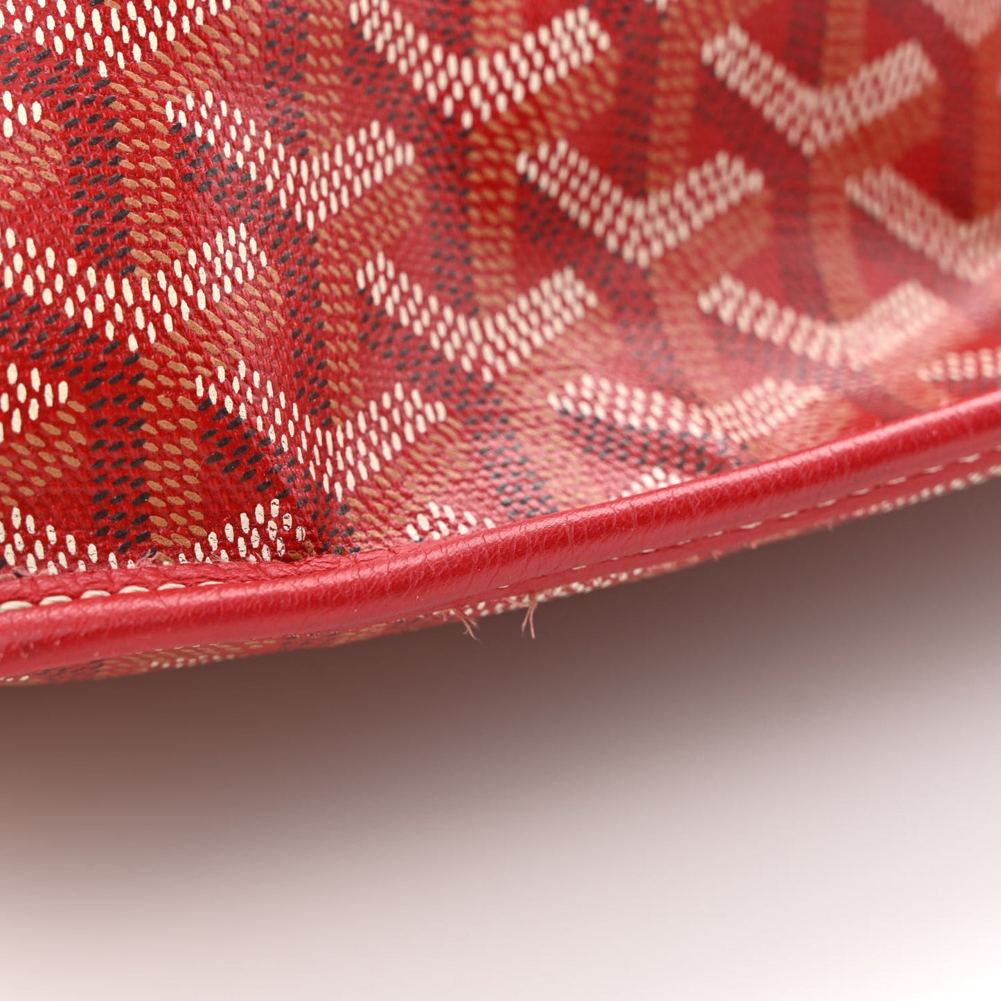 Goyardine Reversible Anjou PM Red