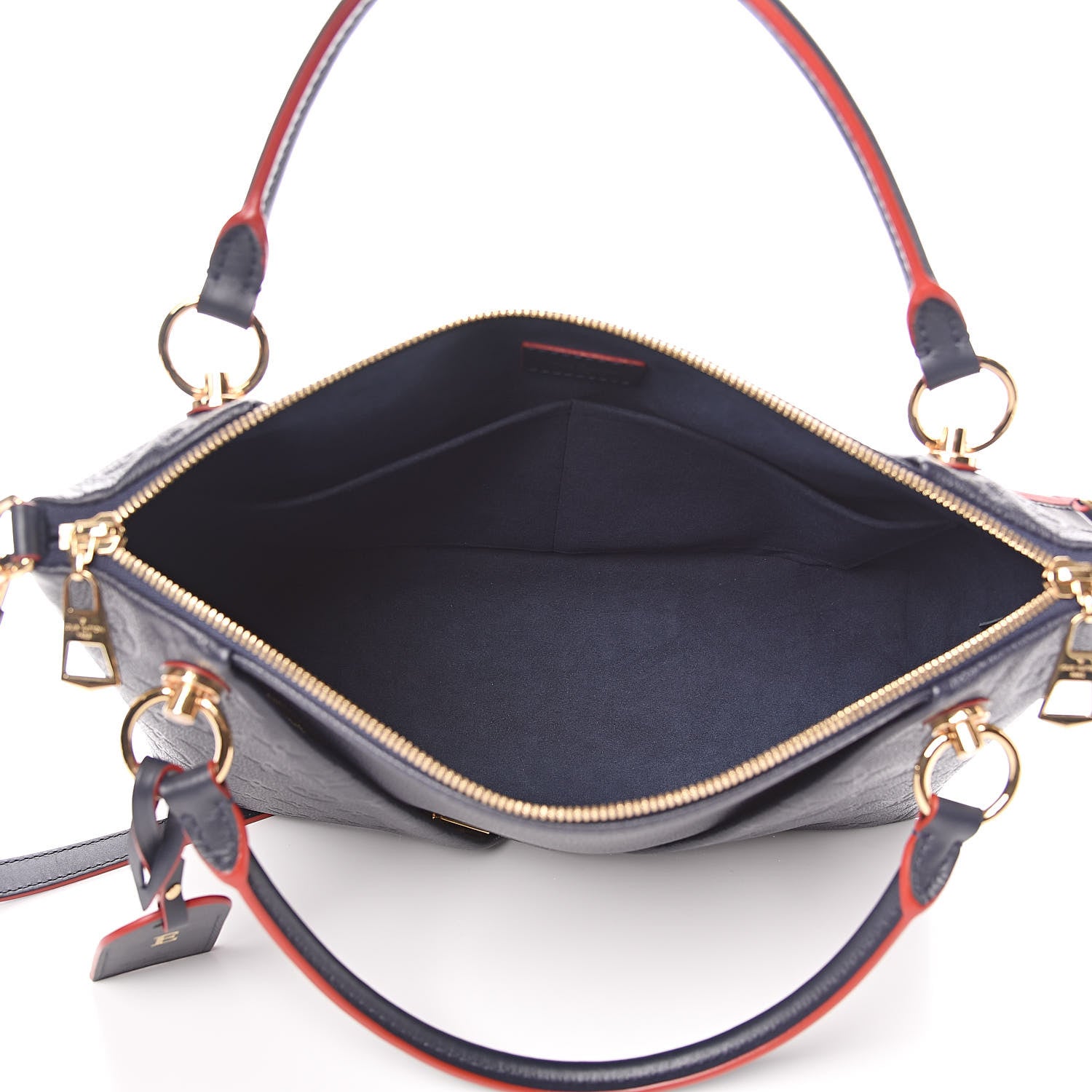 Louis Vuitton Empreinte V Tote MM Marine Rouge 5 of 11