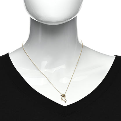 Tiffany 18K Yellow Gold Wine and Dine Pendant Necklace 2 of 4