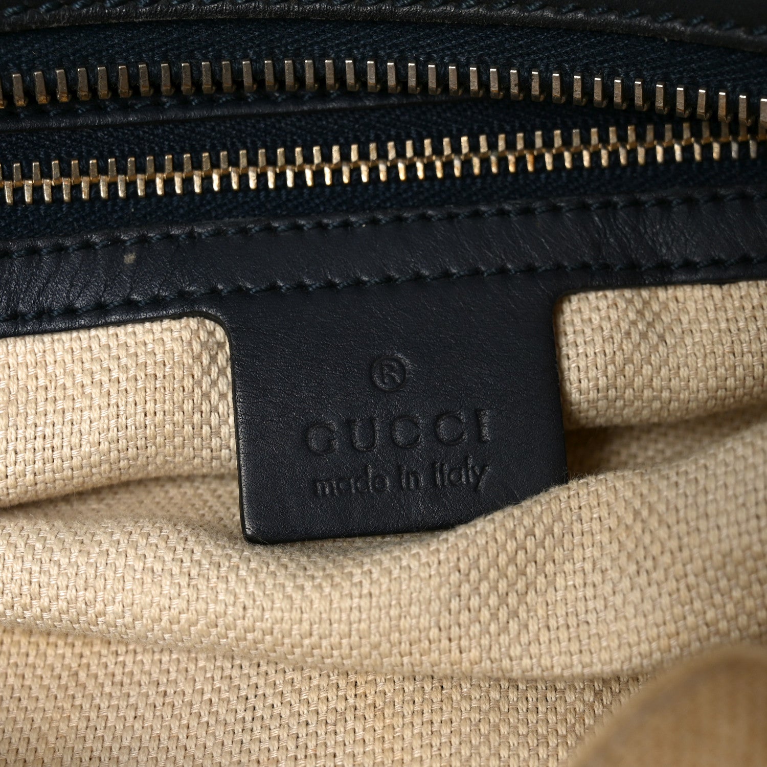 Gucci Monogram Brick Lane Small Boston Navy 6 of 11
