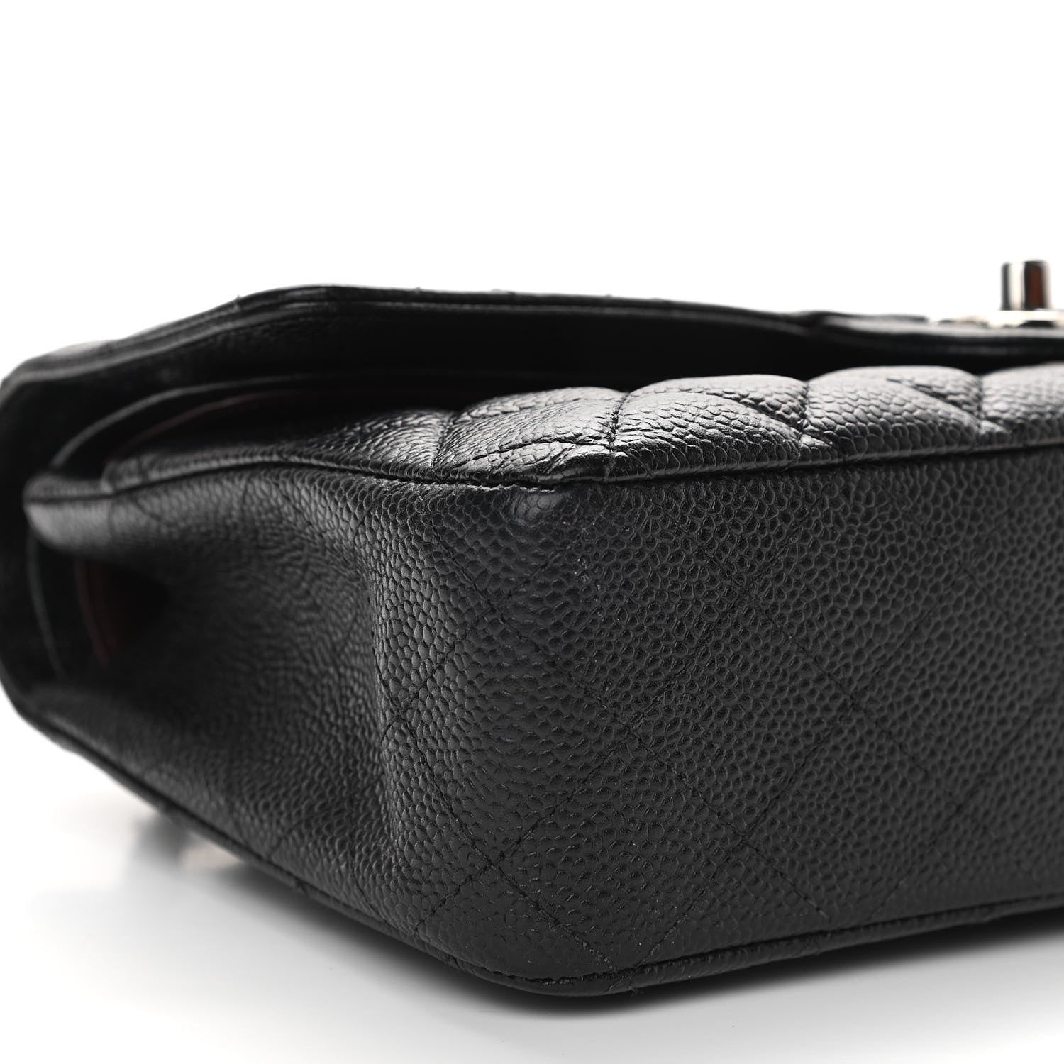 Chanel Caviar Quilted Medium Double Flap Black 9 of 12