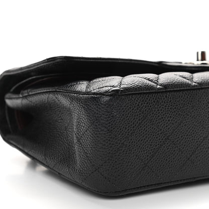 Chanel Caviar Quilted Medium Double Flap Black 9 of 12