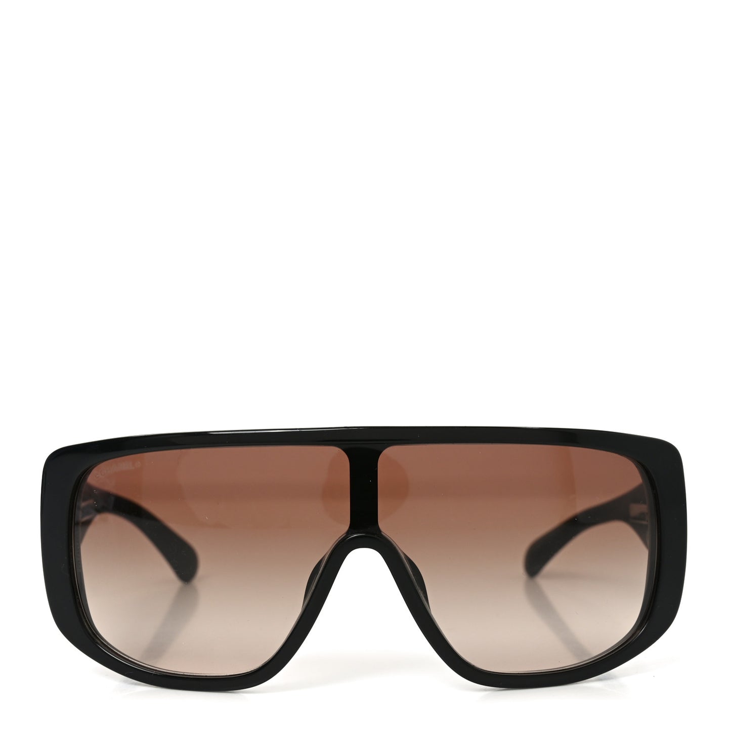 Acetate Shield Sunglasses 5495A Black