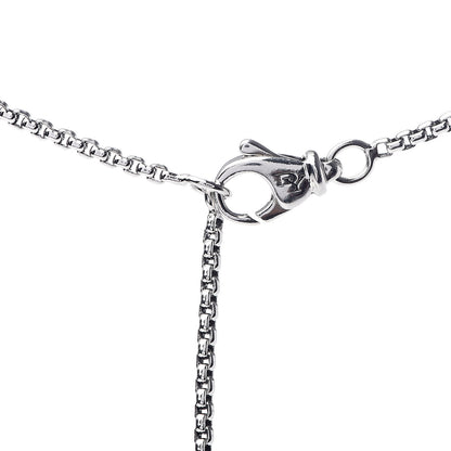 David Yurman Sterling Silver Diamond Blue Topaz 7mm Petite Albion Pendant Necklace 6 of 7