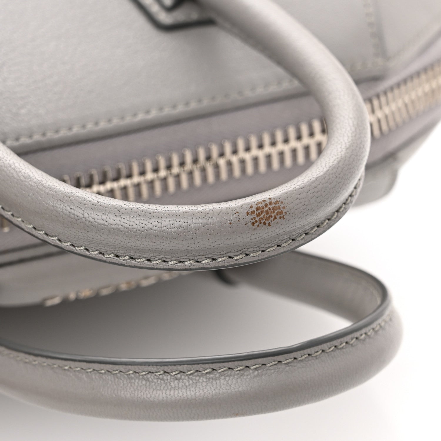 Givenchy Sugar Goatskin Mini Antigona Pearl Grey 11 of 11