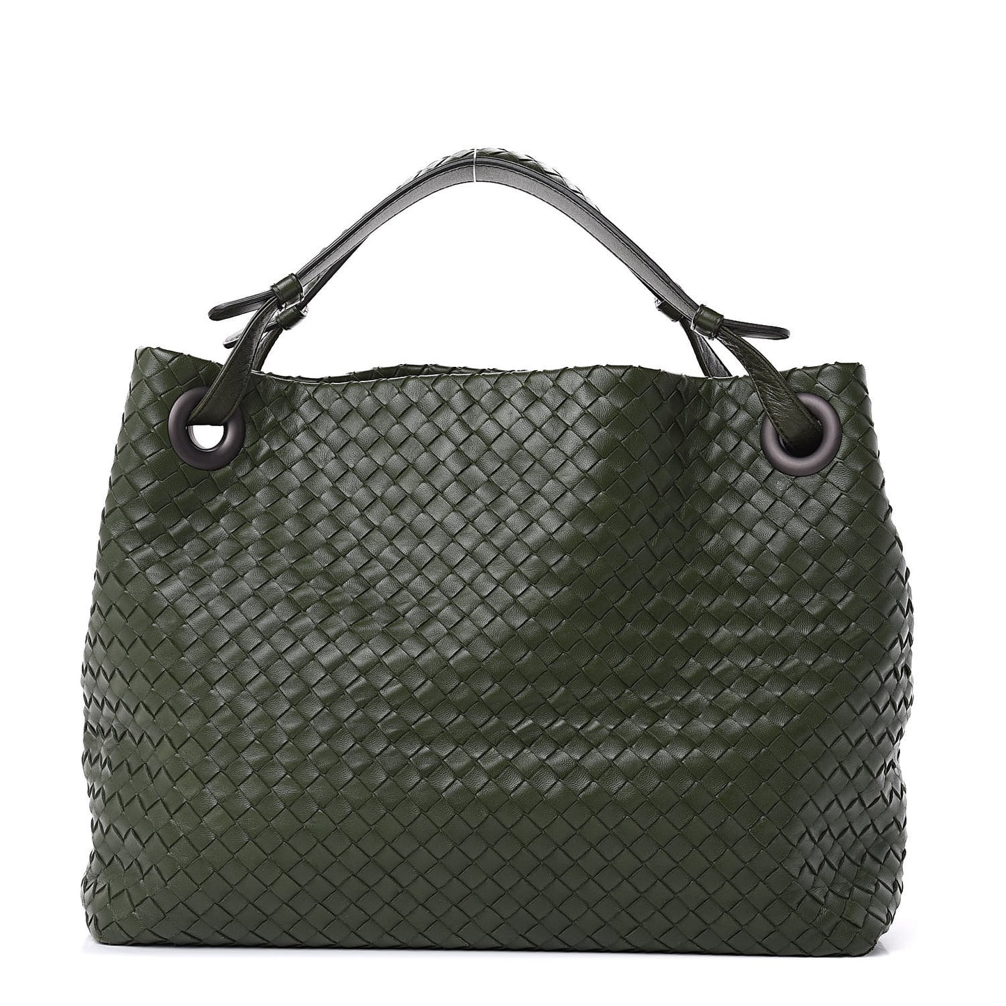 Nappa Intrecciato Bella Tote Moss