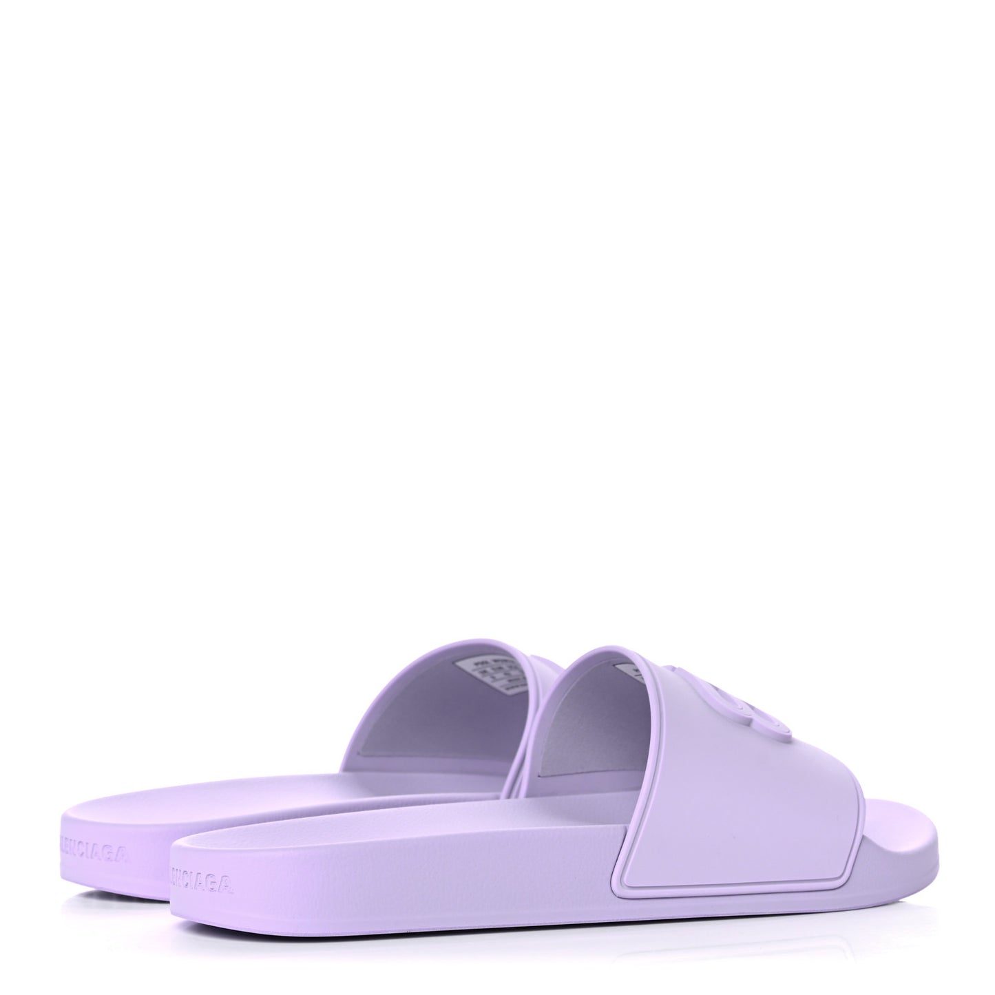 Rubber BB Womens Pool Slide Sandals 42 Lilac