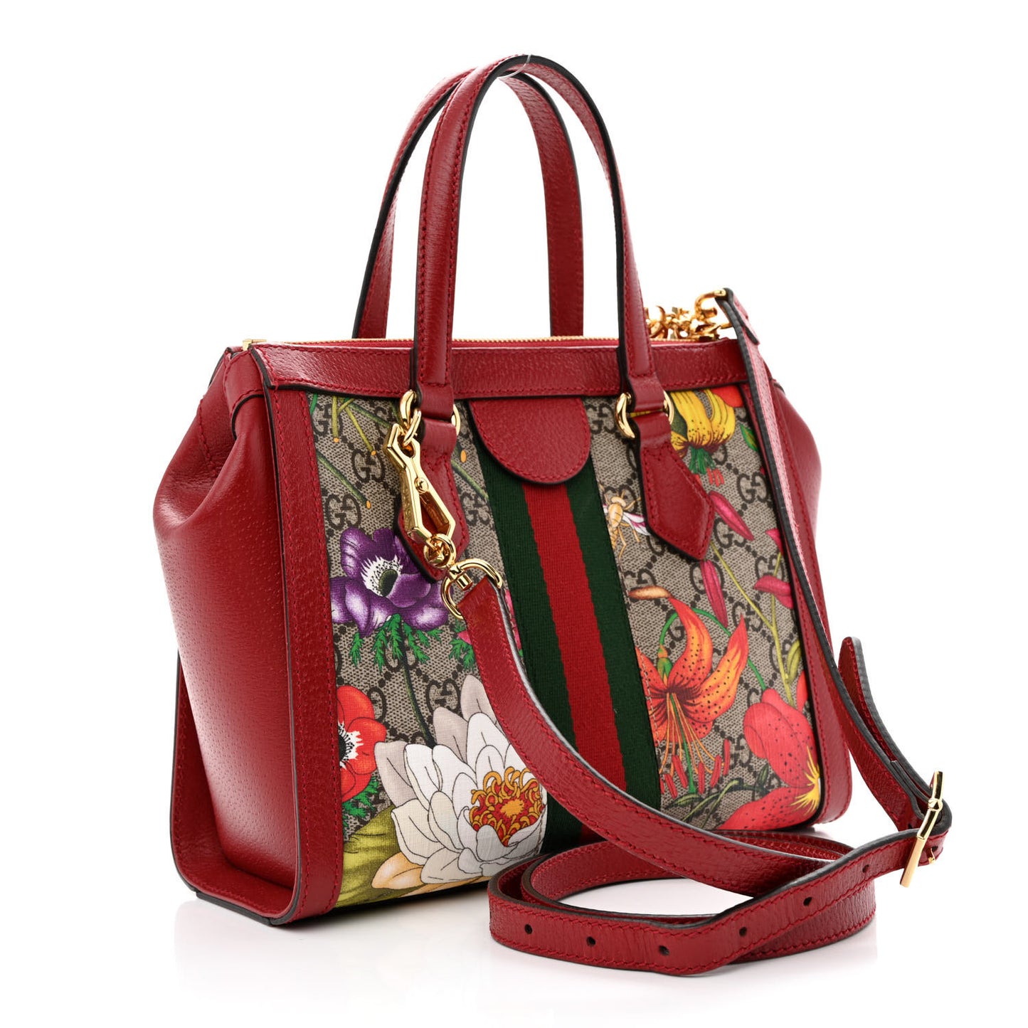 Monogram Shoulder Bag Red