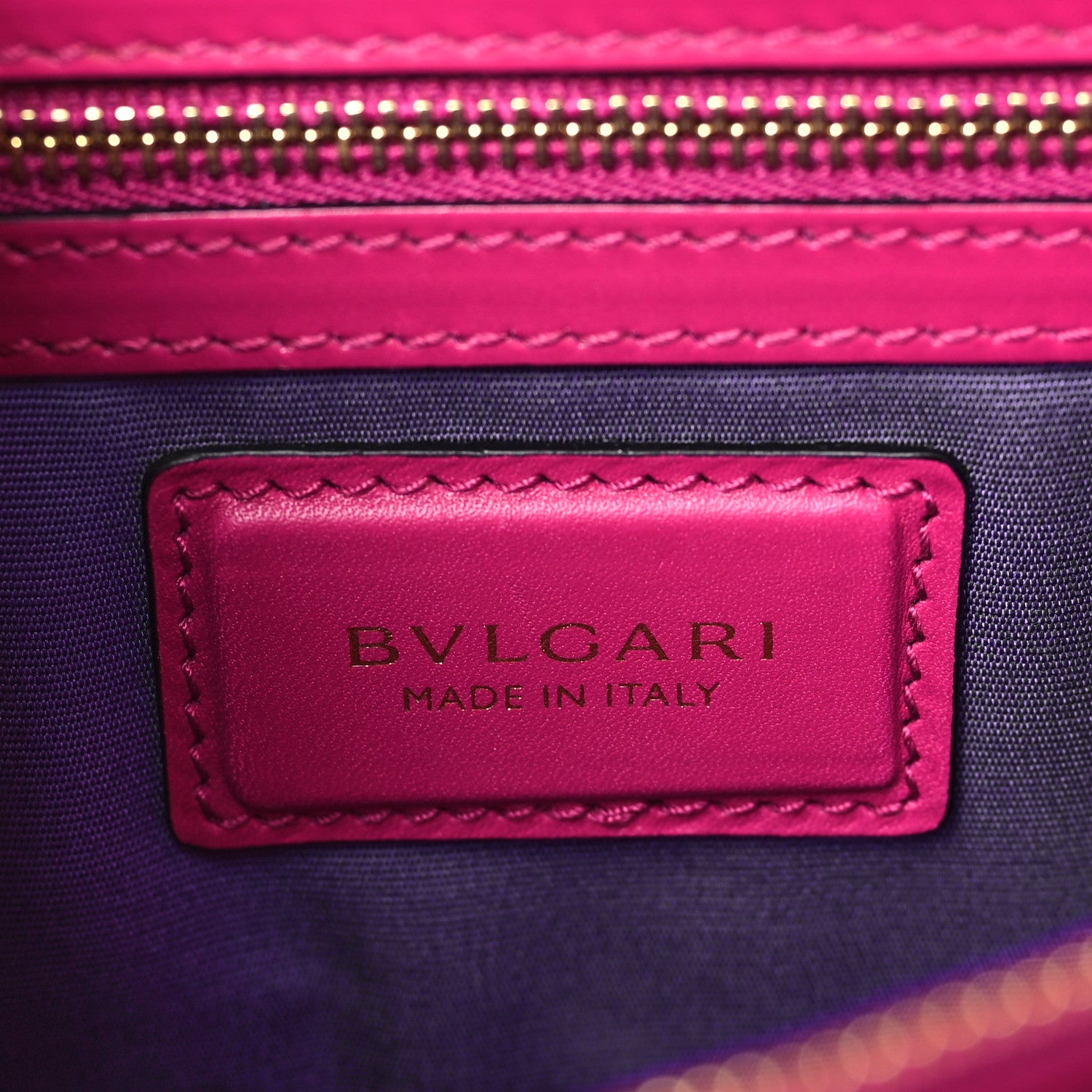 Bulgari Calfskin Serpenti Forever Snake Strap Crossbody Bag Pink 6 of 8