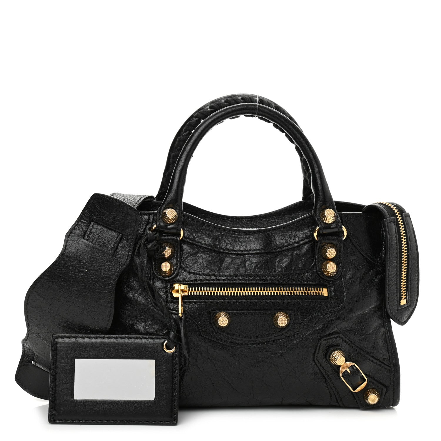 Balenciaga Agneau Giant 12 Gold Hardware Mini City Black 1 of 10