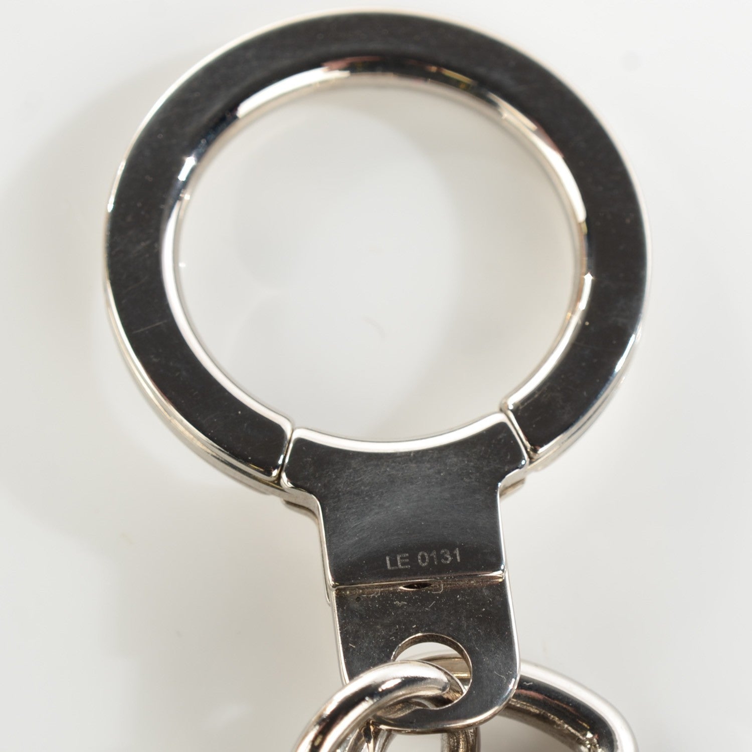 Louis Vuitton LV Initials Key Chain Holder Silver 5 of 6