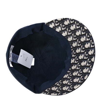 Christian Dior Cotton Oblique Baseball Cap 58 Blue 5 of 6