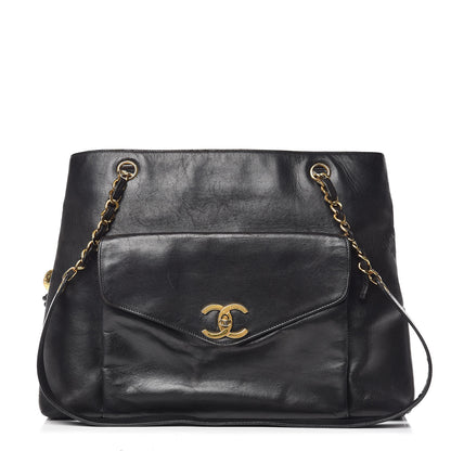 Chanel Lambskin CC Shoulder Bag Black 1 of 13