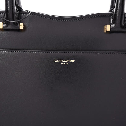 Saint Laurent Shiny Calfskin Medium Uptown Tote Black 11 of 13