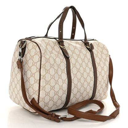 Gucci GG Supreme Monogram Calfskin Medium Nice Boston New Mystic White Beige Brown 3 of 16