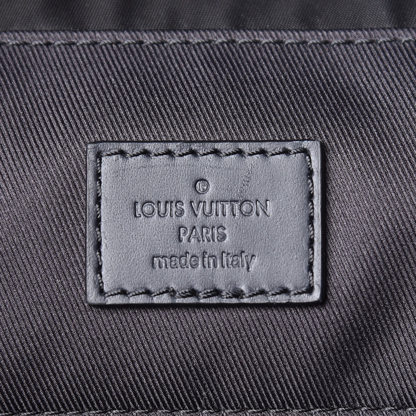 Calfskin Monogram Shadow Discovery Backpack Black