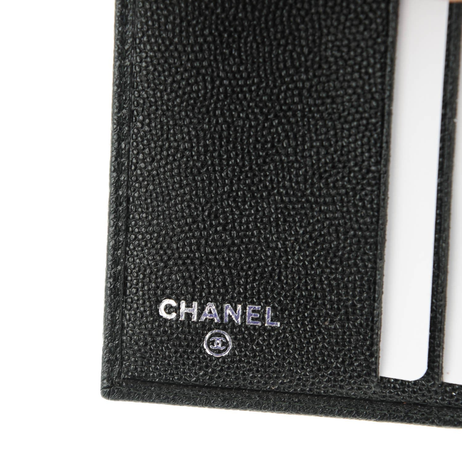 Chanel Caviar Card Holder Wallet Black 6 of 8