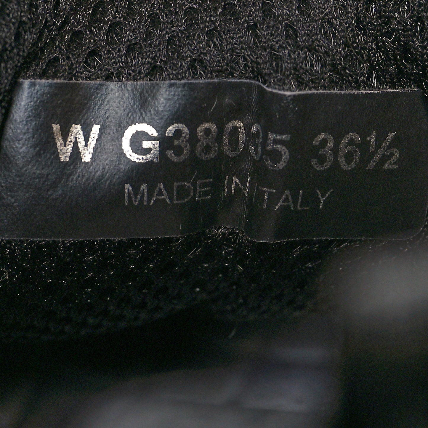 Nylon Suede Calfskin CC Sneakers 36.5 Black