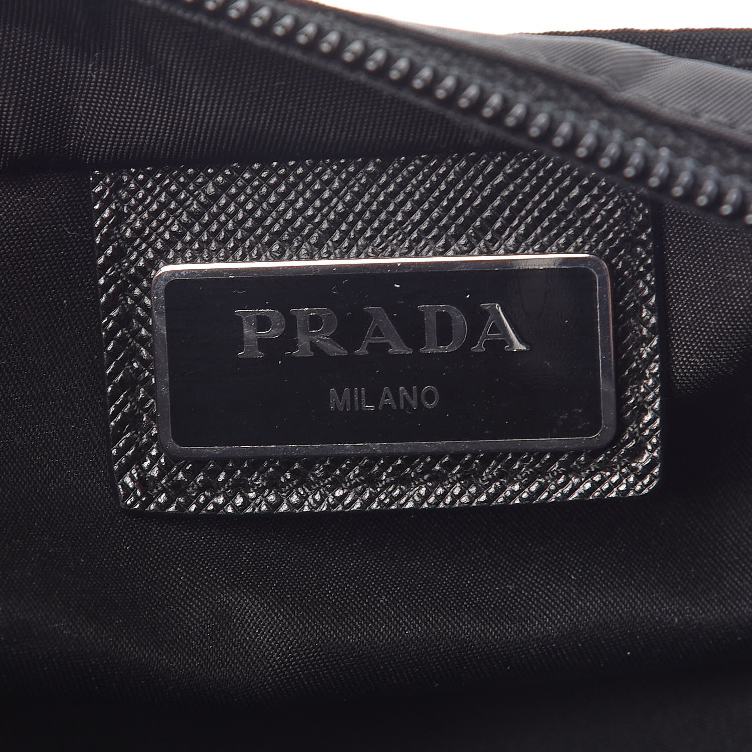 Prada Nylon Vela Small Flat Messenger Bag Black 8 of 9