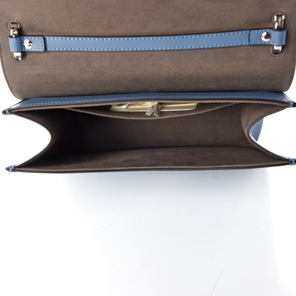 Fendi Vitello Century Opaco F is Fendi Kan I Shoulder Bag Ceruleo 8 of 10