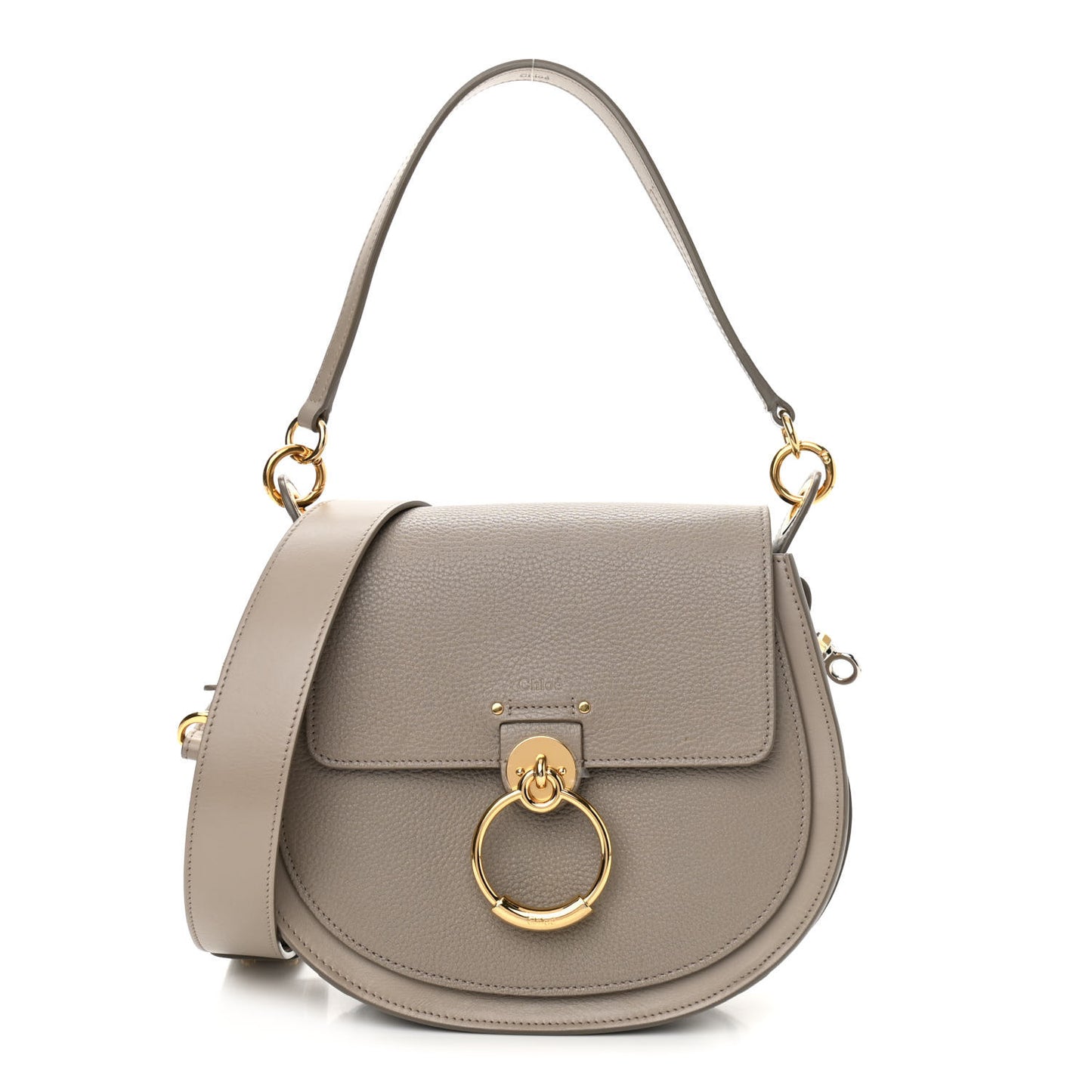 Calfskin Large Tess Bag Motty Grey