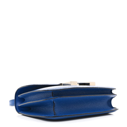 Hermes Epsom Enamel Constance 18 Bleu France 4 of 15