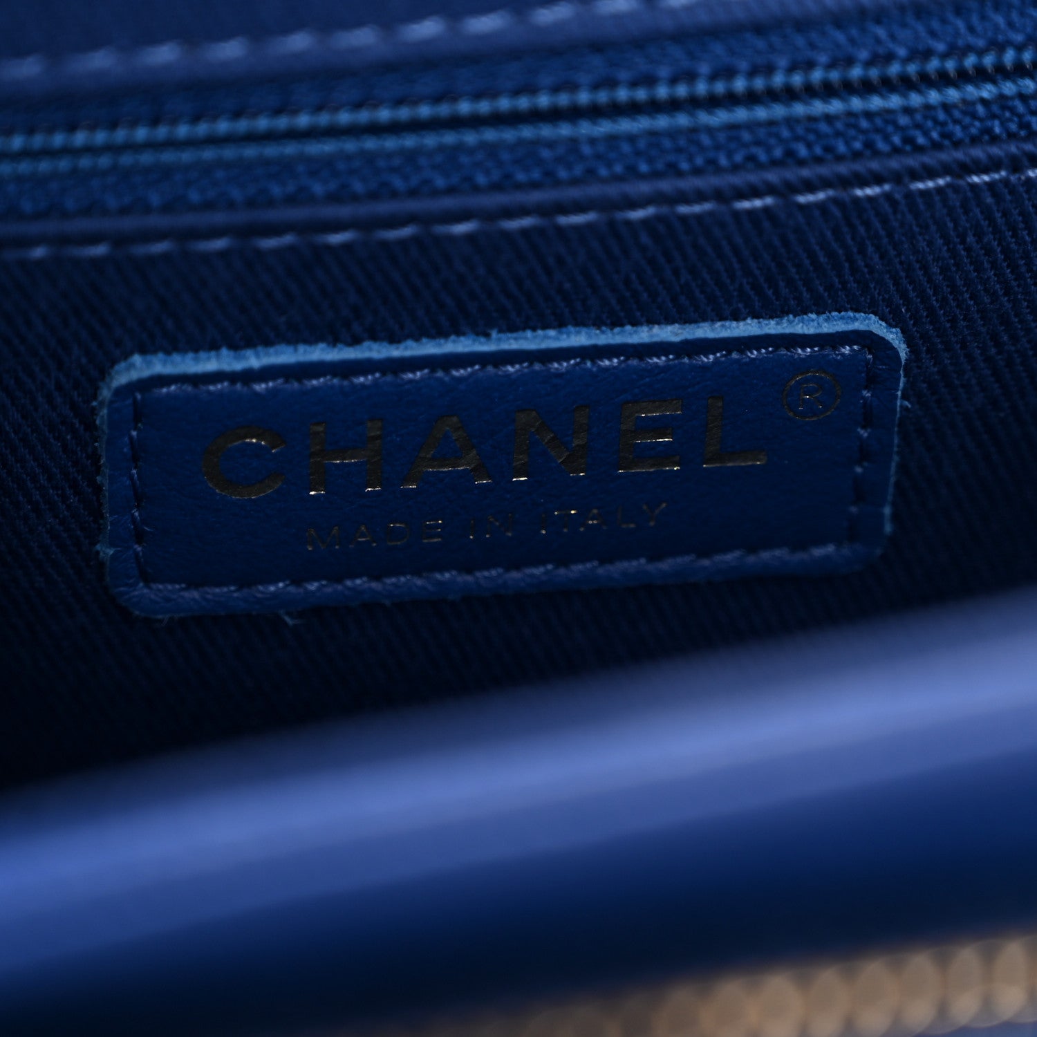 Chanel Caviar Quilted Small Business Affinity Flap Dark Blue 6 of 13