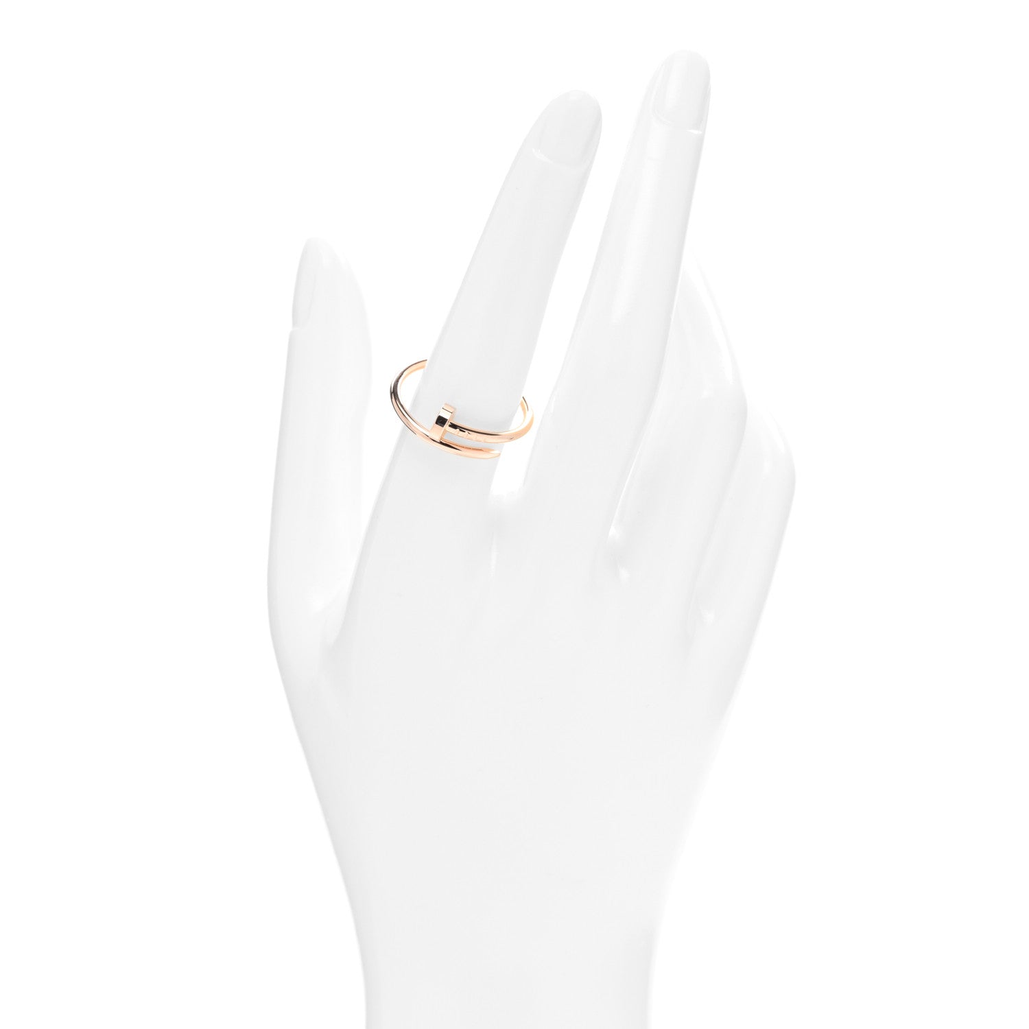 Cartier 18K Pink Gold Small Juste Un Clou Ring 58 8.25 2 of 4