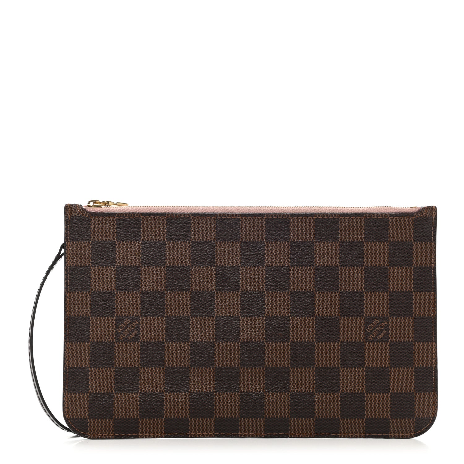 Louis Vuitton Damier Ebene Neverfull MM GM Pochette Rose Ballerine 1 of 8