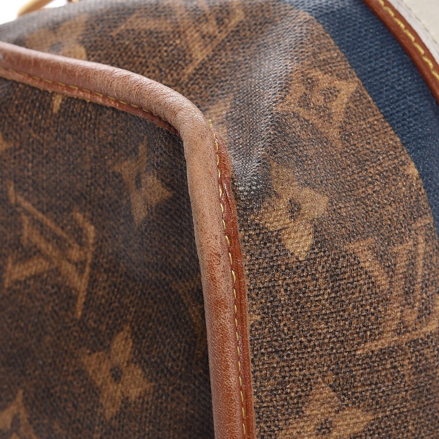 Louis Vuitton Monogram Rayures Tisse Sac GM Blue 11 of 14