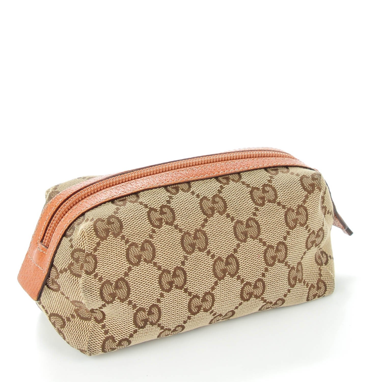 Gucci Monogram Small Cosmetic Case Tan 3 of 8