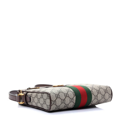 Gucci GG Supreme Monogram Web Small Ophidia Messenger Bag Brown 4 of 14