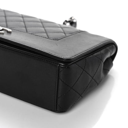 Chanel Sheepskin Quilted Vintage Mademoiselle Flap Black 9 of 12