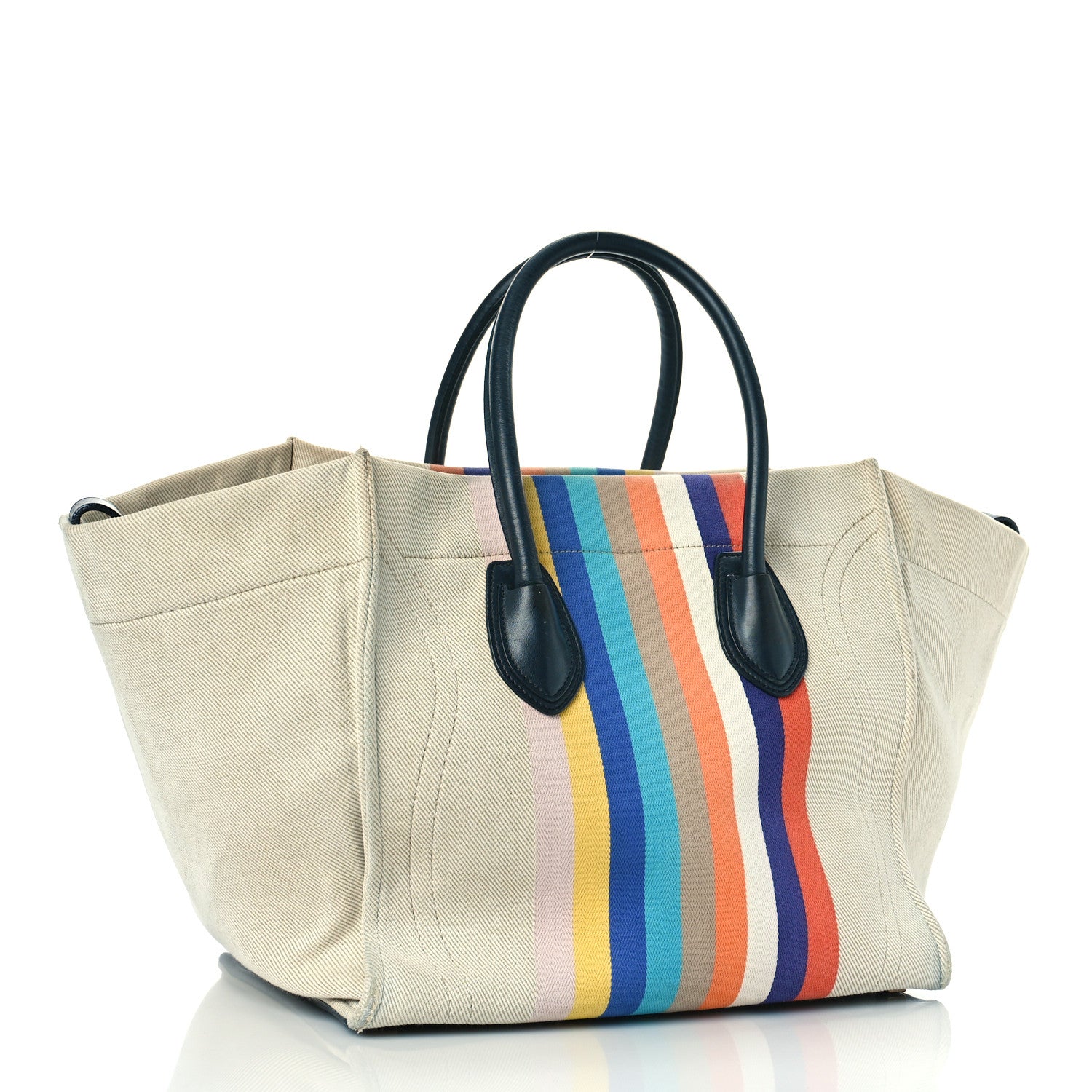 Celine Cotton Canvas Medium Phantom Luggage Multicolor 3 of 13