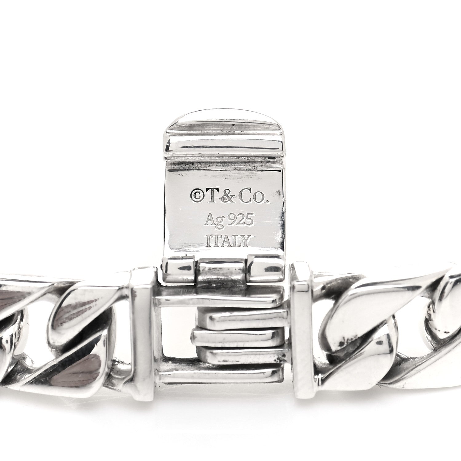 Tiffany Sterling Silver Curb Link Bracelet 4 of 5