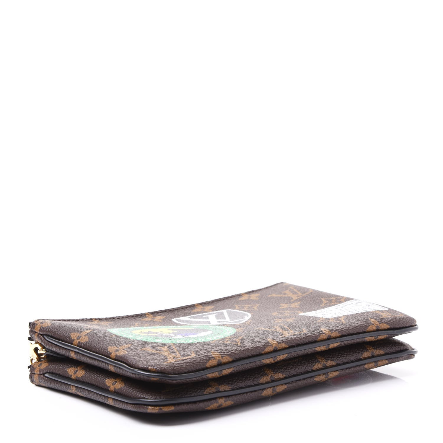 Louis Vuitton Monogram World Tour Double Zip Pochette 3 of 9