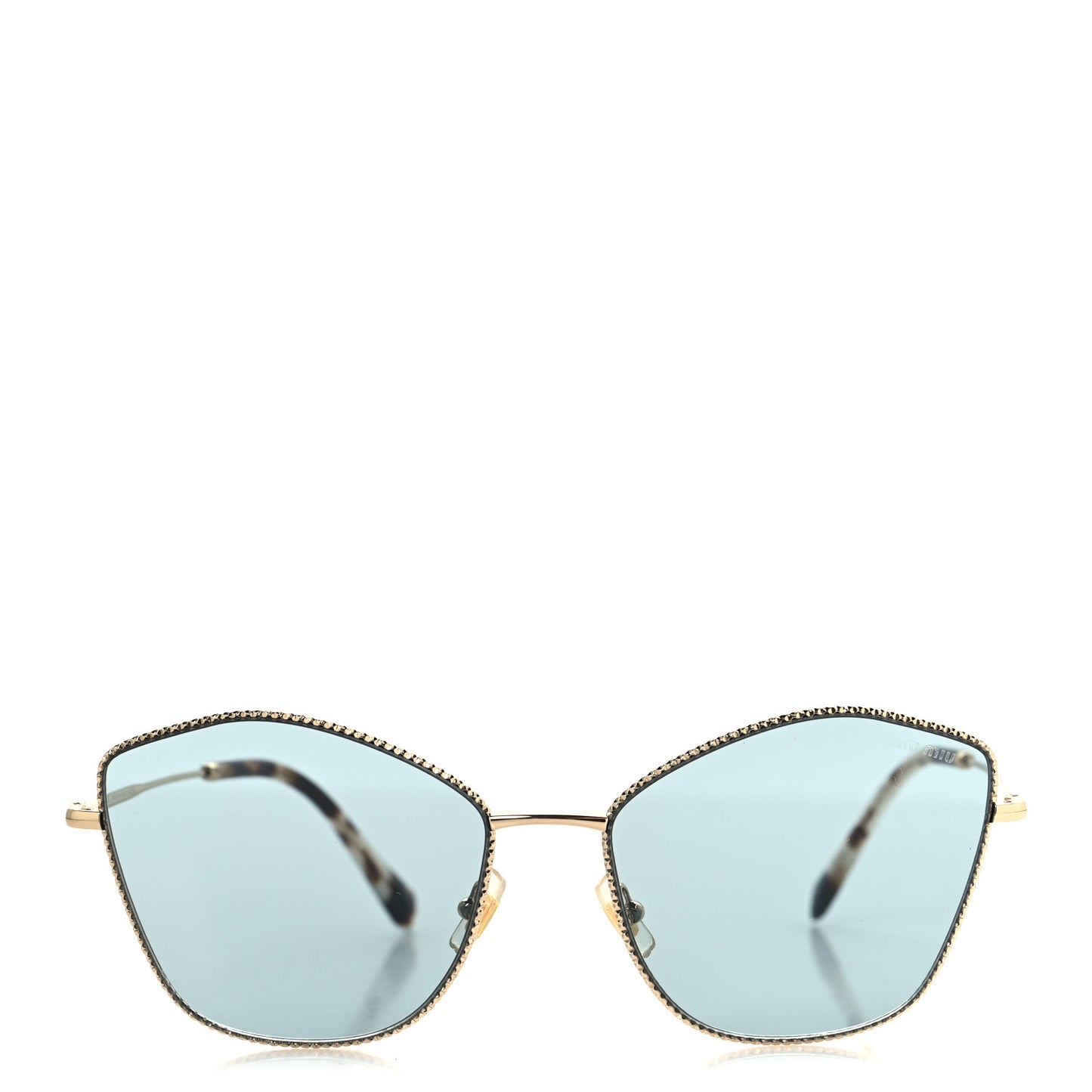 Metal Oval Sunglasses SMU60V Tortoise