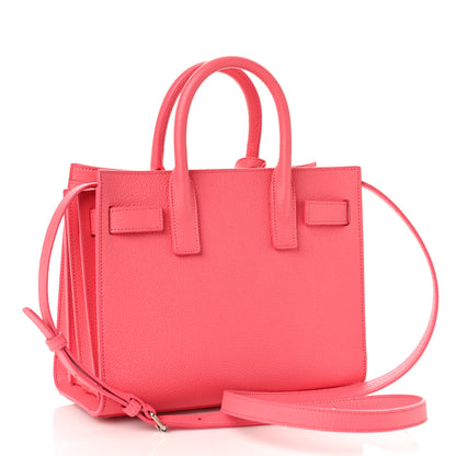 Saint Laurent Calfskin Nano Sac De Jour Rose Clair 3 of 8