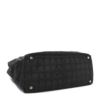 Chanel Nylon Medium Travel Tote Black 4 of 10