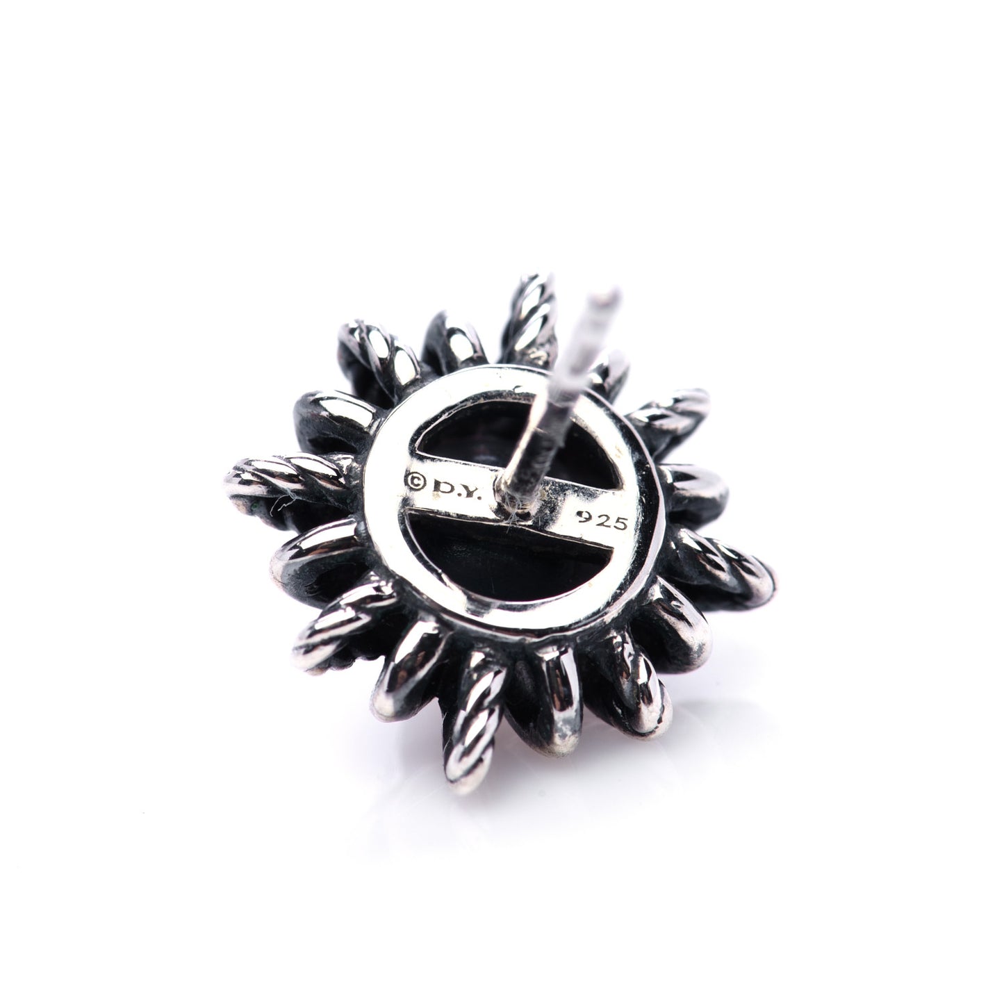 Sterling Silver Pearl Starburst Earrings